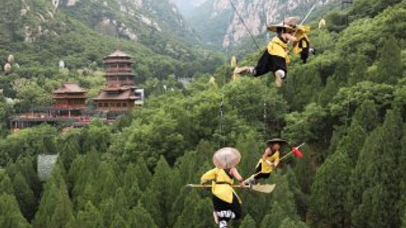 Shaolin Rahiplerinin sıra dışı antrenmanı