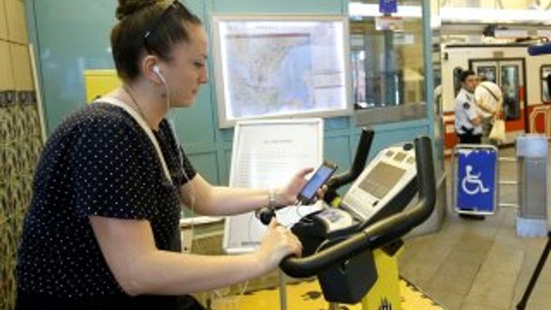 Pedal çevir telefonun şarj olsun