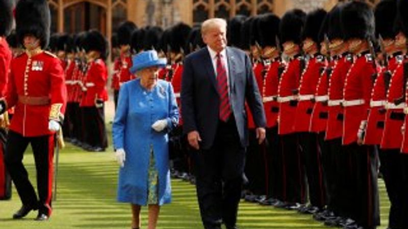 Trump'tan Kraliçe Elizabeth tavrı