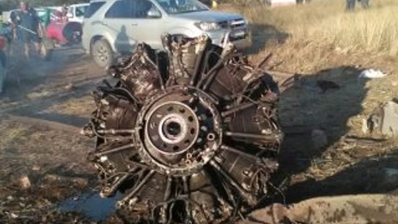 Uçağın düşme anını içindeki yolcu kaydetti