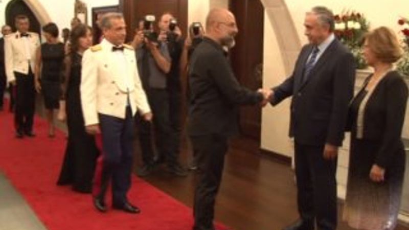 KKTC Cumhurbaşkanı Akıncı'dan resepsiyon