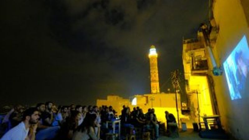 Mardin’in tarihi damlarında sinema keyfi