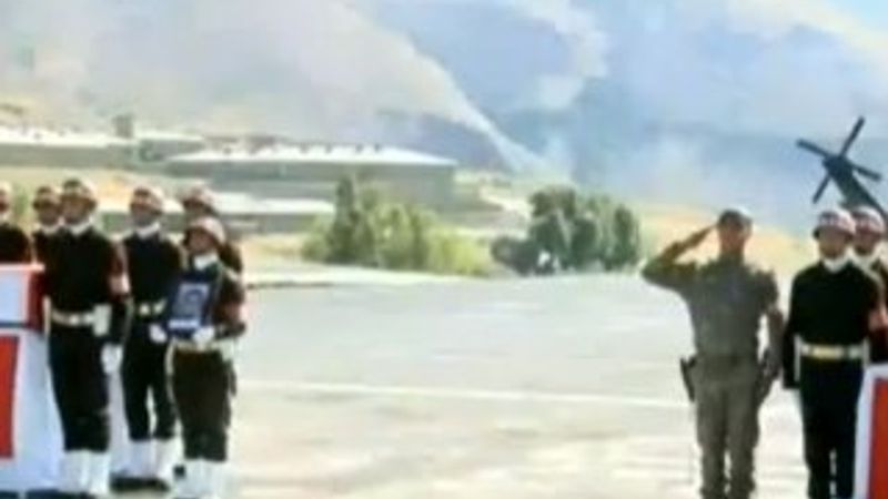 PKK'lıların şehit ettiği anne ve bebeğine cenaze töreni