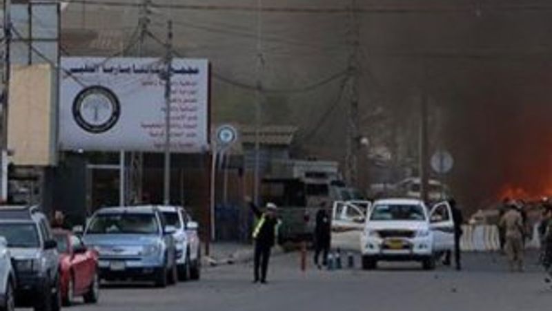 Erbil'de Peşmergenin silah ve patlayıcı deposunda patlama