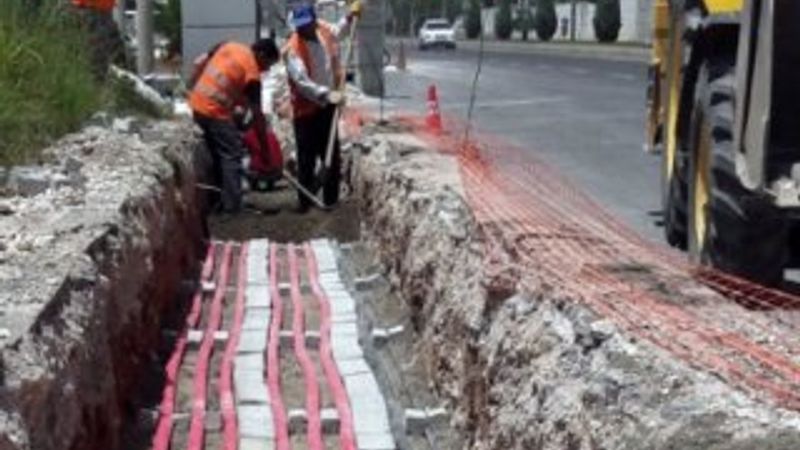 Şanlıurfa'da elektrik hatları yeraltına alınıyor