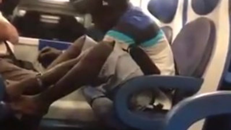 İtalya'da tren hırsızına suç üstü