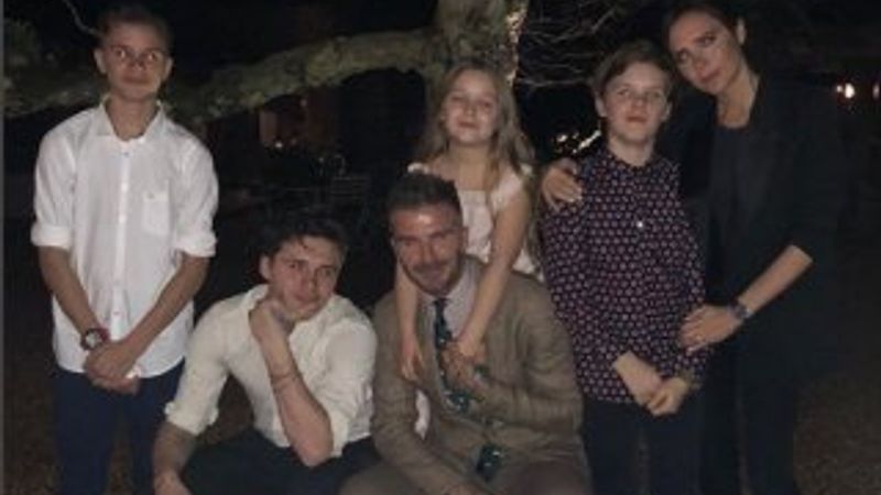 Beckham ailesi Endonezya'daki depreme yakalandı