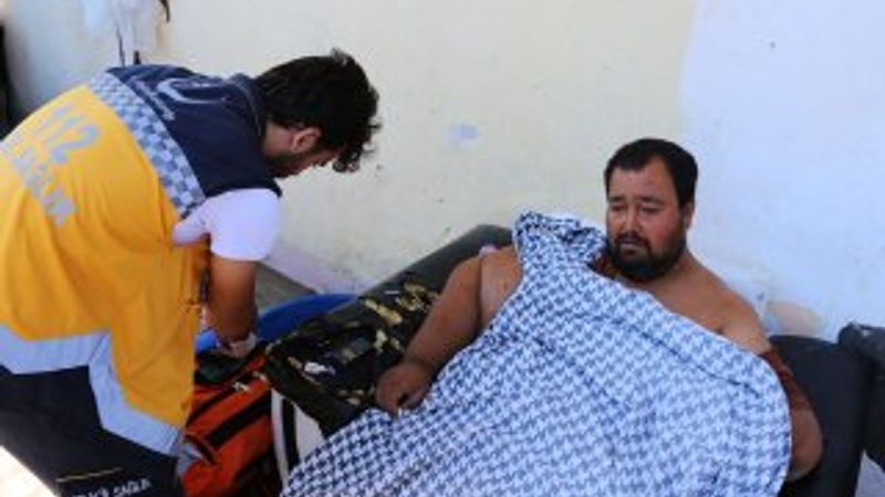 250 kilo ağırlığındaki Hataylı hastaneye yattı