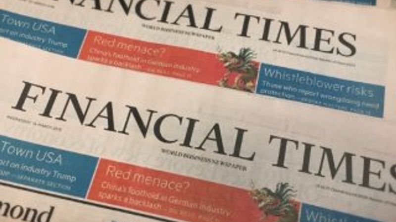 Financial Times manşetini Türkiye haberleriyle donattı