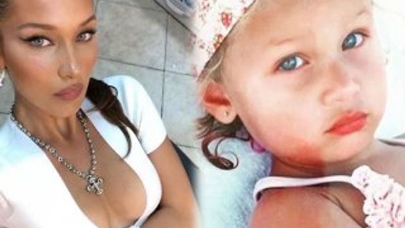 Bella Hadid'in çocukluk fotoğrafı