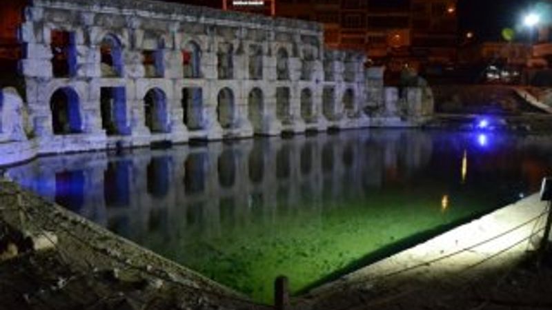 Yozgat Antik Roma Hamamı ışıklandırıldı