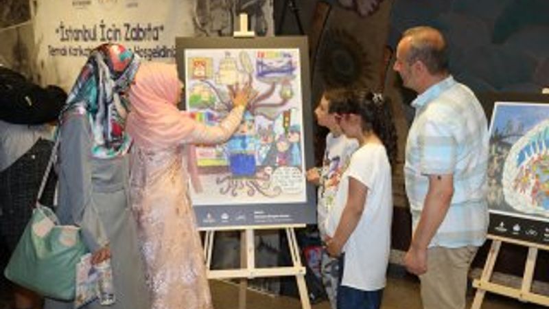 Zabıtanın karikatürünü çizdiler