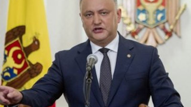 Moldova Cumhurbaşkanı Dodon trafik kazası geçirdi