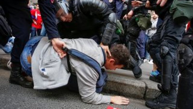 Rusya'da emeklilik yaşı protestosu