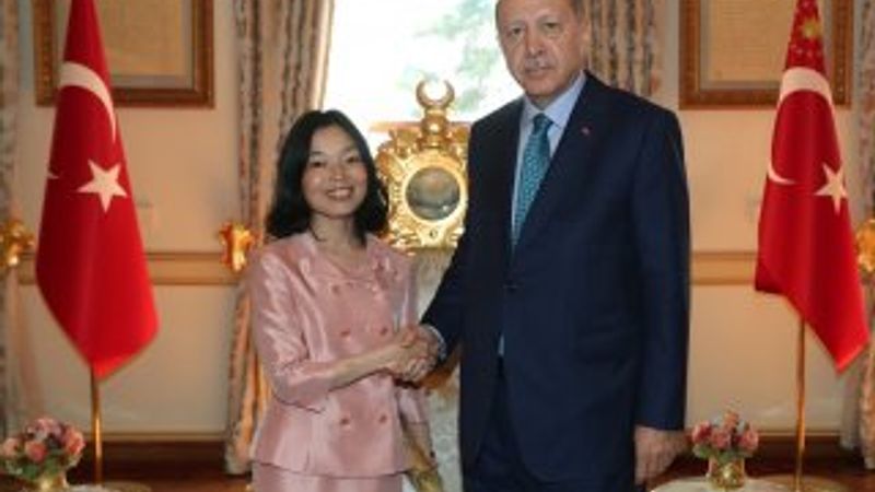 Erdoğan, Japonya Prensesi'ni kabul etti