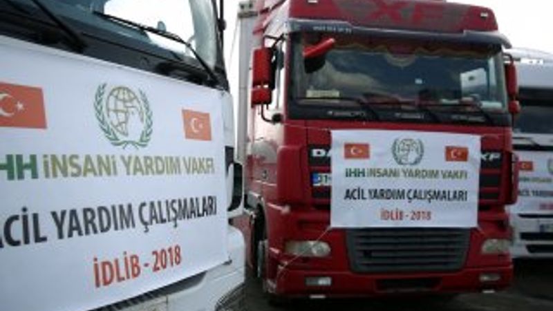Yardım tırları İdlib için yola çıktı