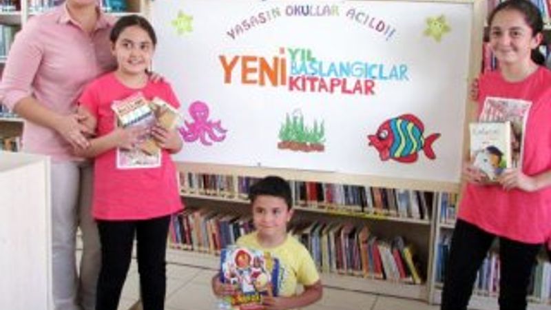 Kütüphaneye 1000 yeni kitap