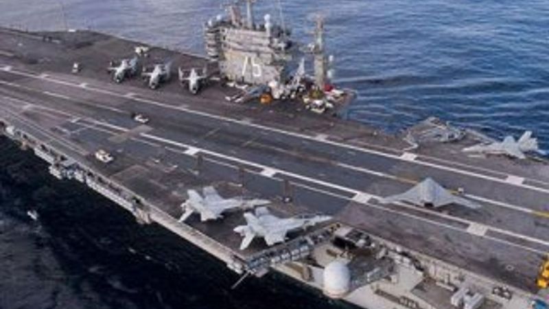 ABD donanması Akdeniz'de faaliyete geçti