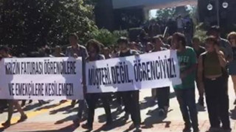 Boğaziçi öğrencilerinin yemek eylemi