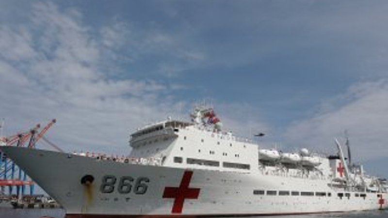 Çin'den Venezuela'ya yüzen hastane