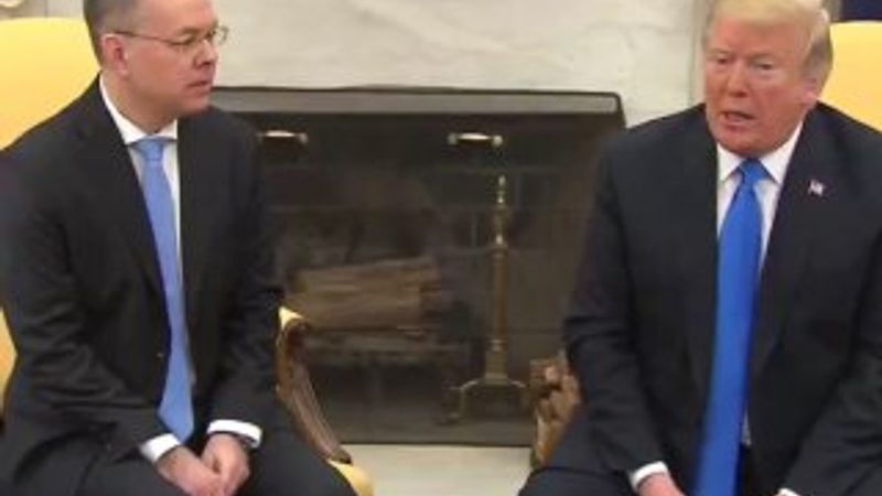 Rahip Brunson Beyaz Saray'da