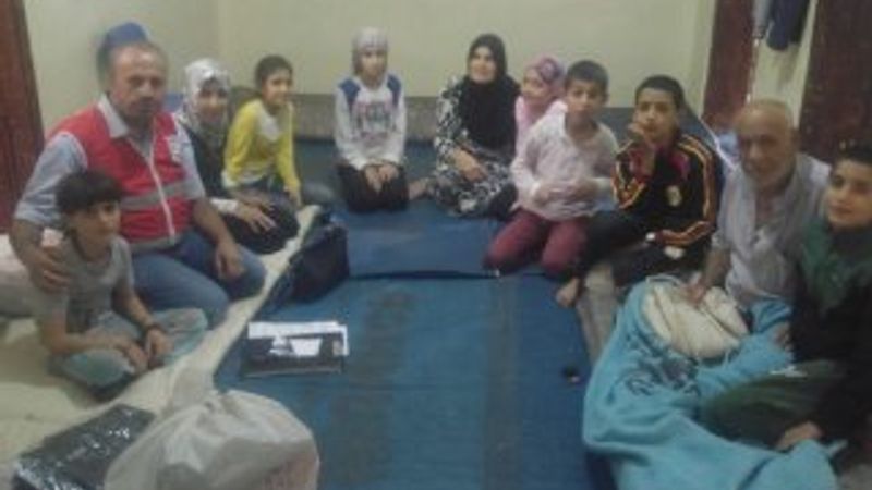 Kızılay’dan 150 aileye yardım