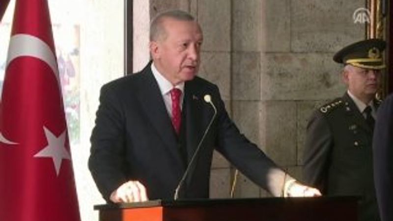 Erdoğan'ın, Anıtkabir özel defterine yazdığı mesaj