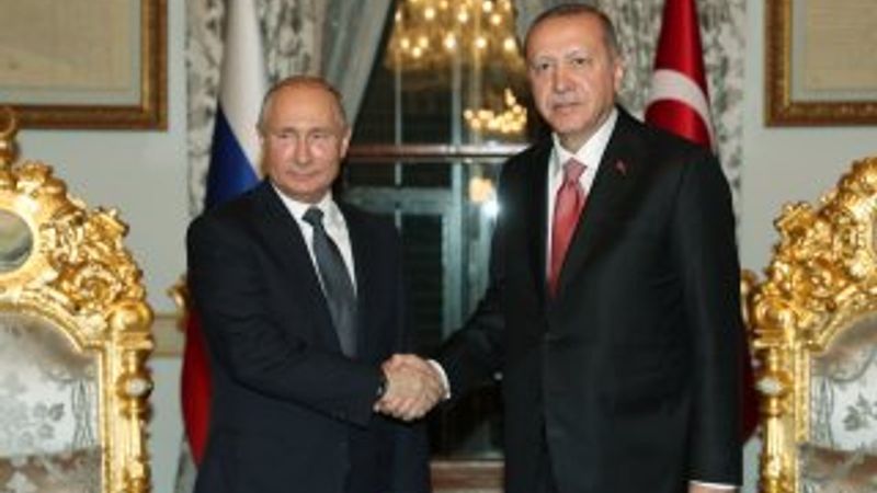 Başkan Erdoğan ve Putin Mabeyn Köşkü'nde görüştü