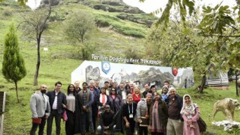 Zİyaretçiler Tekkeköy Mağaraları'na hayran kaldılar