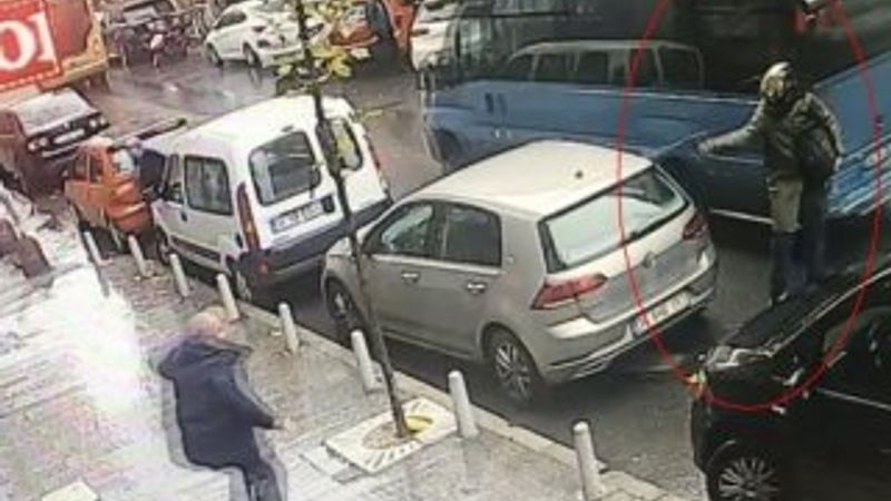 İstanbul’da dehşet anları kamerada