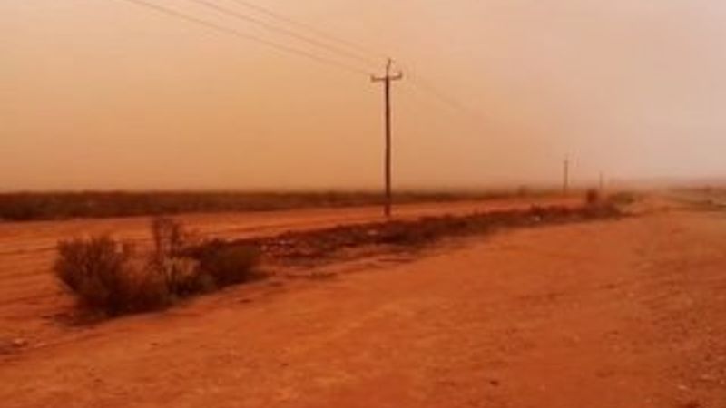 Avustralya'da kum fırtınası