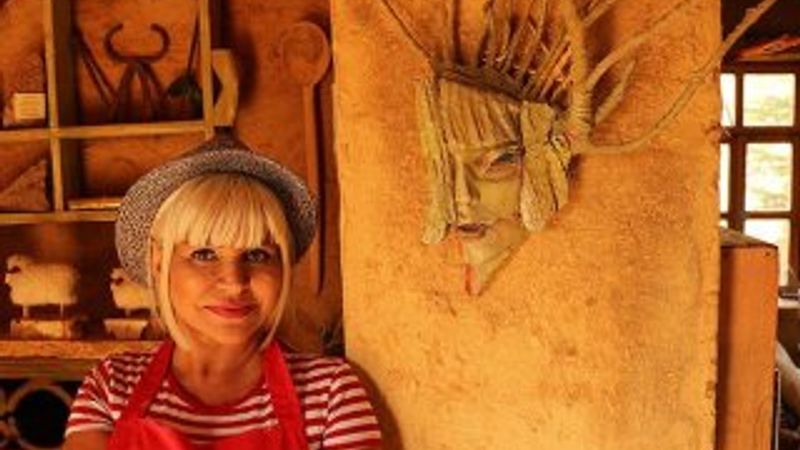 Kerpiç atölyede sanat