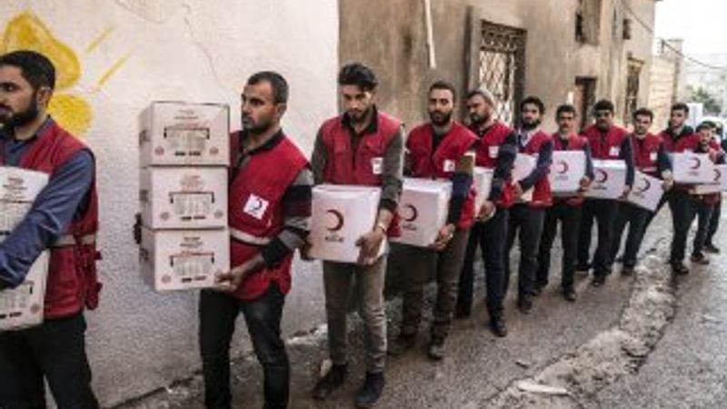 İdlib’i Türk Kızılayı yaşatıyor