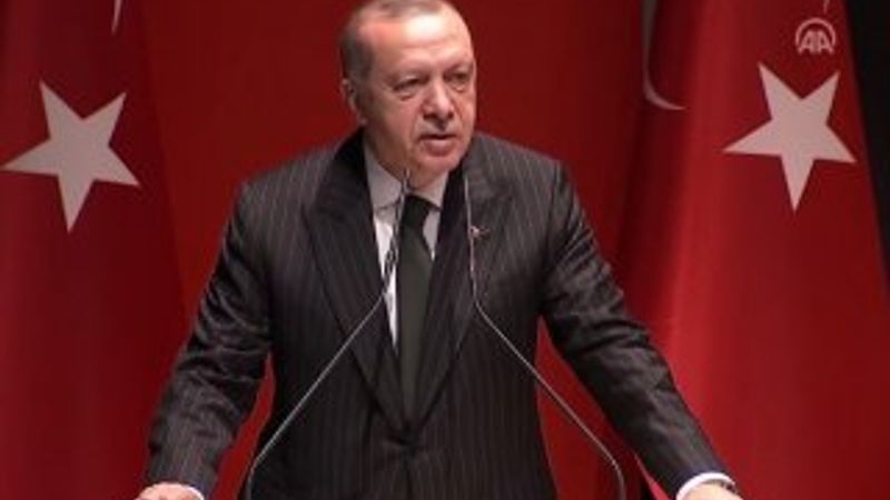 Başkan Erdoğan'dan partilerin plastik bayrak asmasına tepki
