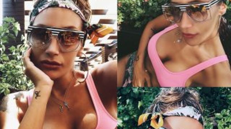 İrem Derici yeni göğüslerini gösterdi