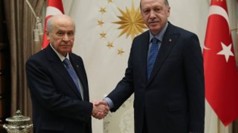 Külliye'de Erdoğan-Bahçeli görüşmesi