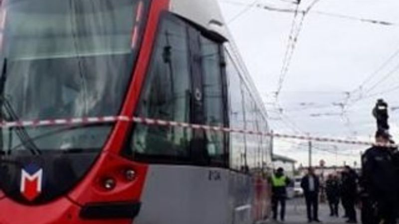 İstanbul'da tramvay kazası