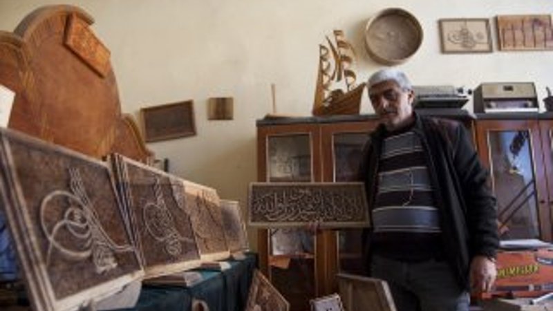 Tuğra işlemeli ahşap tablolara büyük ilgi
