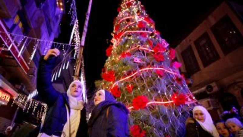 Şam Noel'e hazırlanıyor