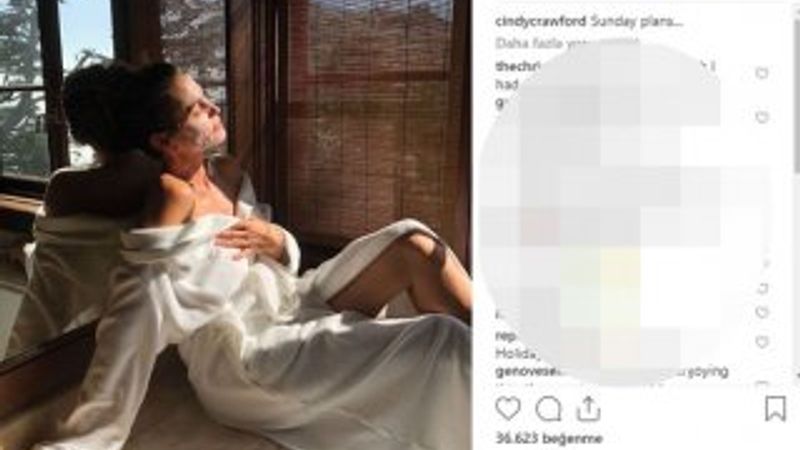 Cindy Crawford bakımda