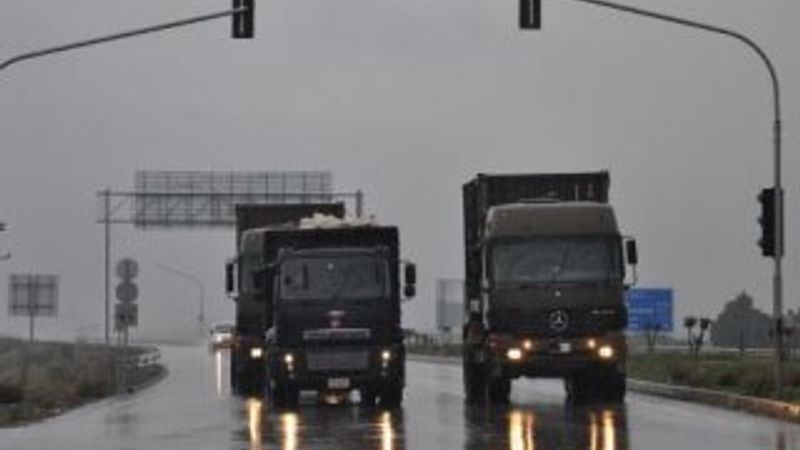 Suriye sınırına askeri sevkiyat