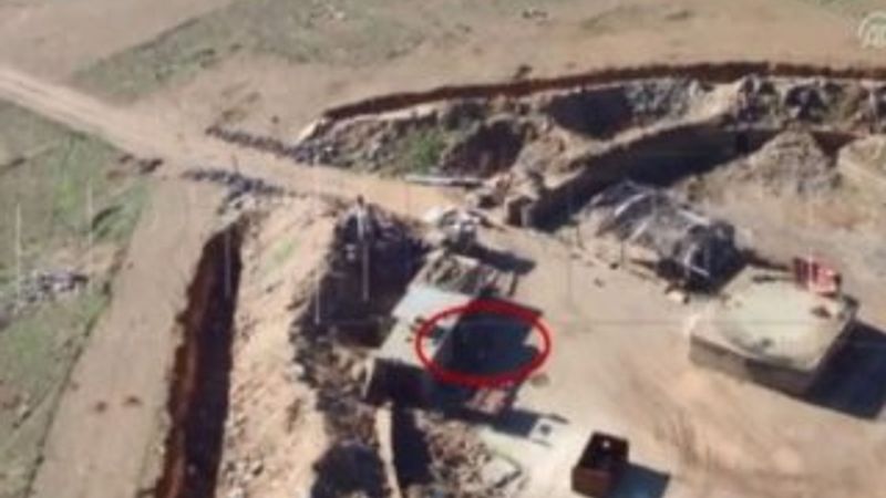 Teröristler TRT drone'una ateş açtı