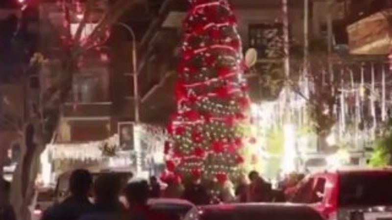 Şam'da yeni yıl coşkusu