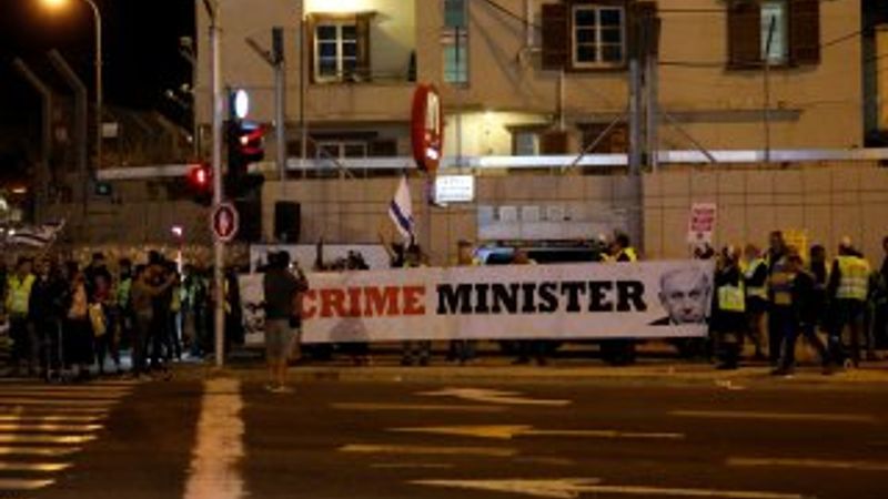 İsrail'de Sarı Yelekliler protestosu