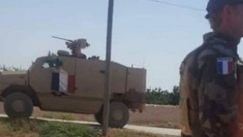 Fransız askeri Münbiç'te görüntülendi