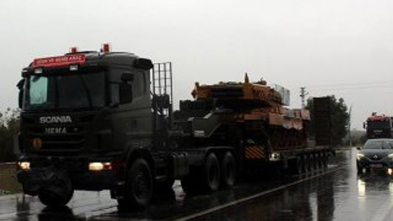 Suriye sınırına askeri sevkiyat