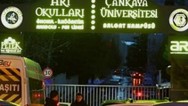 Çankaya Üniversitesi'nde öğrenci, öğretmeni öldürdü