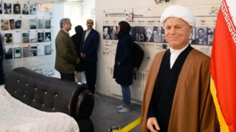 Rafsancani Müze Evi'ndeki balmumu heykeller