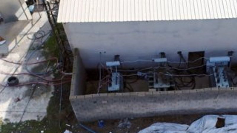 25 dönümlük sera alanını ısıtan kaçak elektrik yakalandı