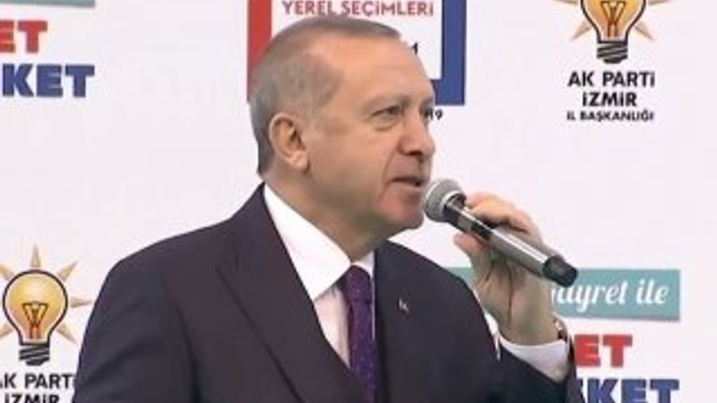 Erdoğan: İzmirlinin iradesine ipotek koydular